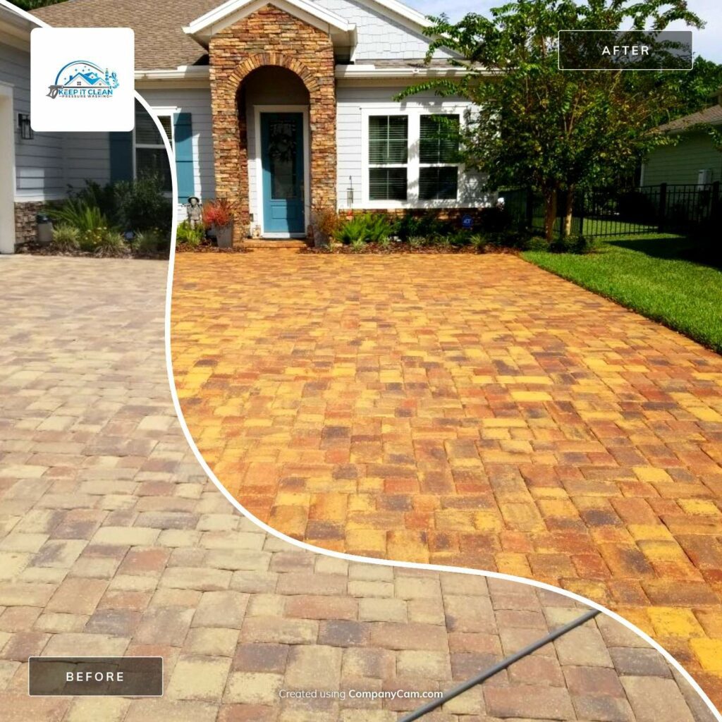 paver seal before and after